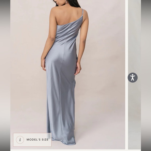 Revelry Jade Bridesmaid Dress Size 8 - Picture 3 of 3